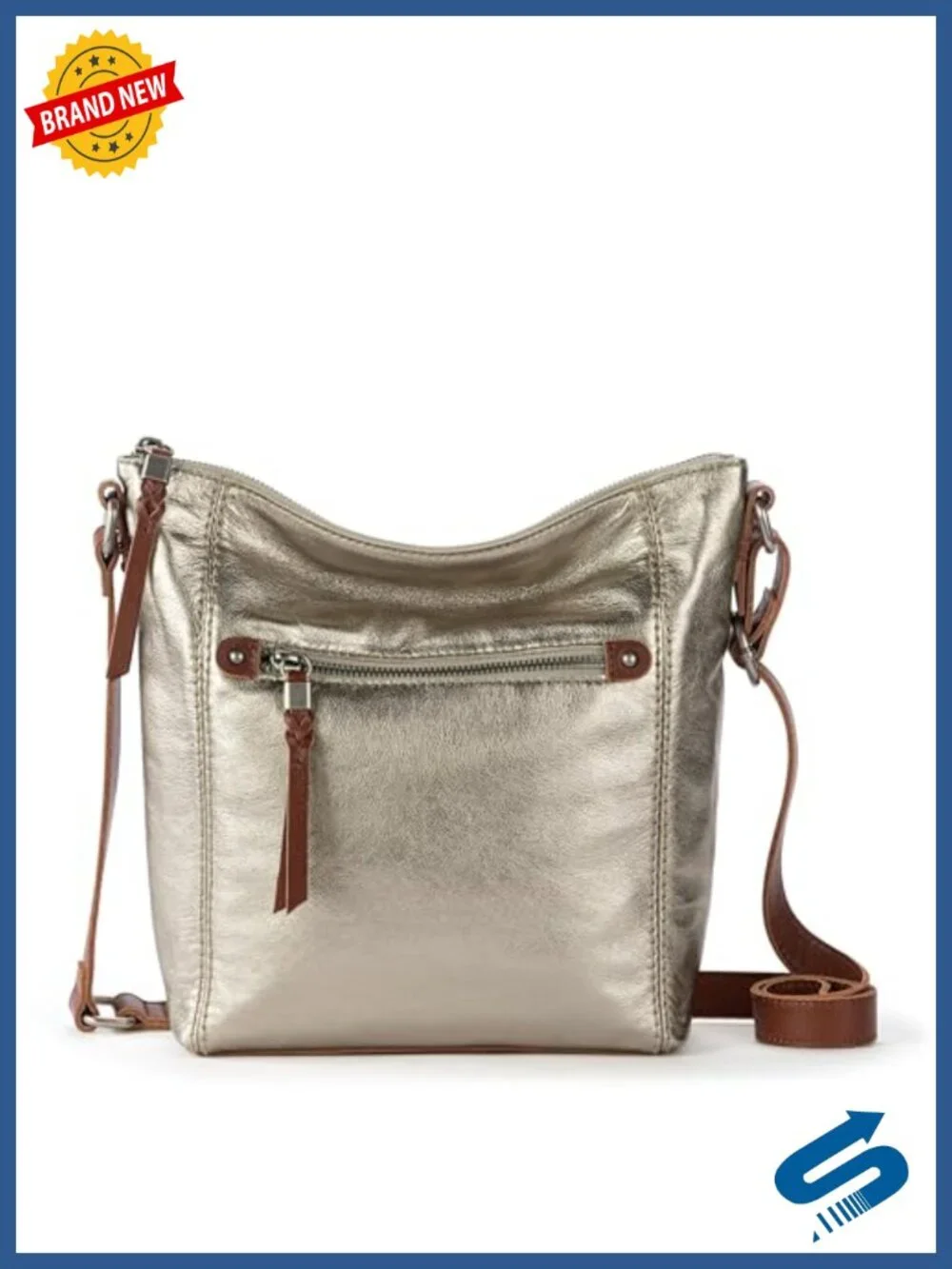 Leather Crossbody Purse with Adjustable Strap - Women's Handbag for Everyday &